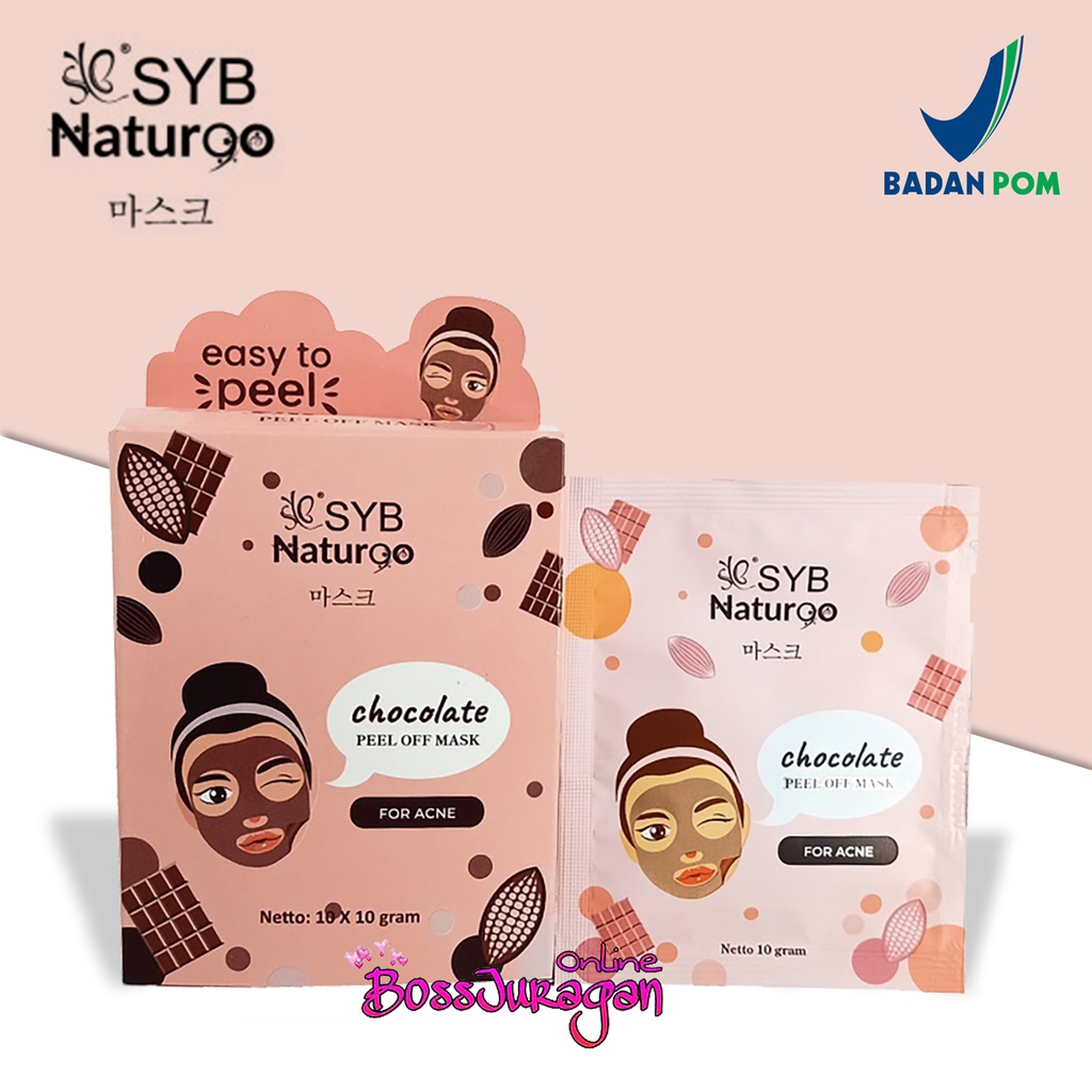 (BOSS) (Sachet) SYB NATUR90 Peel Off Mask | SYB Masker Naturgo