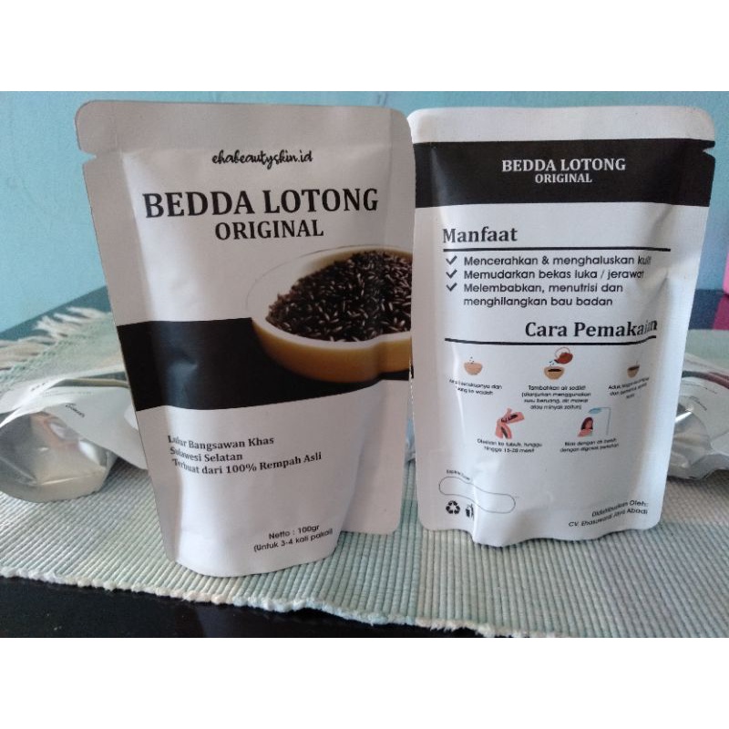 PROMO LULUR BEDDA LOTTONG LULUR PEMUTIH BADAN DAN WAJAH 100gr