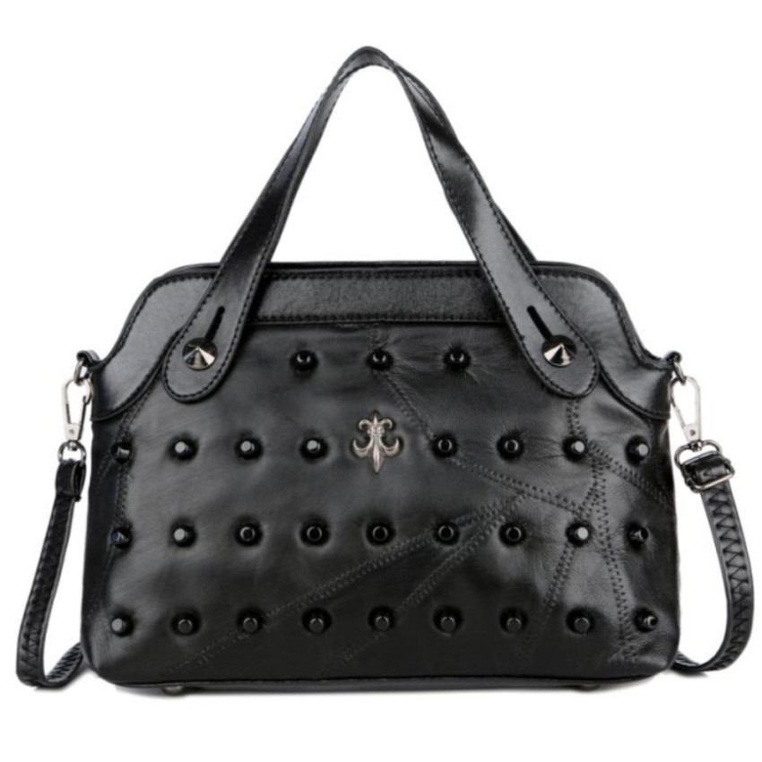 Unik KGS Tas Selempang Wanita Studded Mini Tote Bag  Hitam Murah
