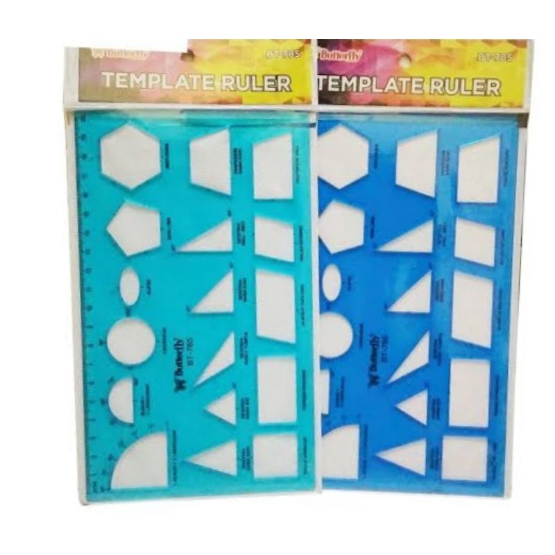 

PENGGARIS BUTTERFLY TEMPLATE RULER