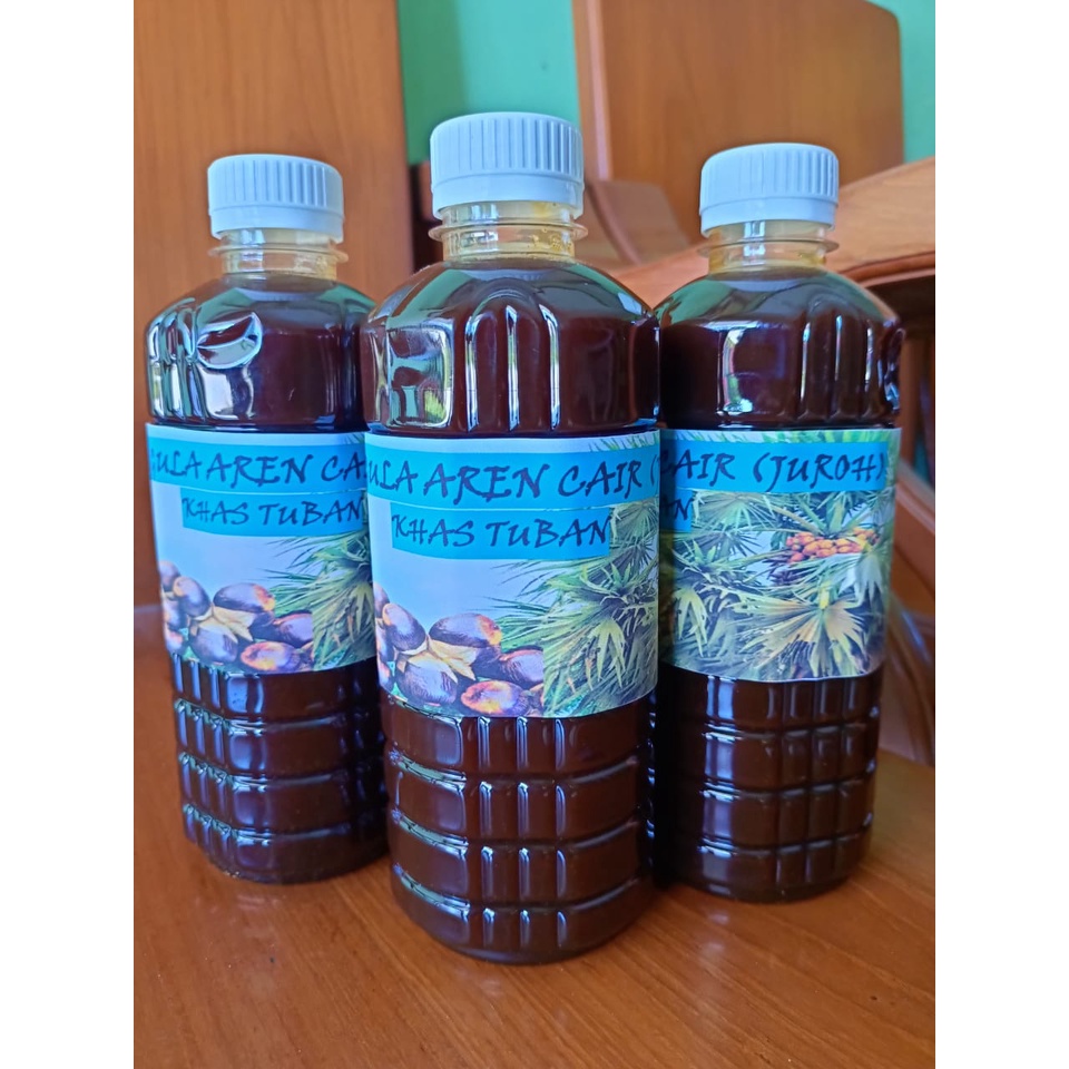 

GULA NIRA CAIR (JUROH) ASLI TUBAN 500 ml