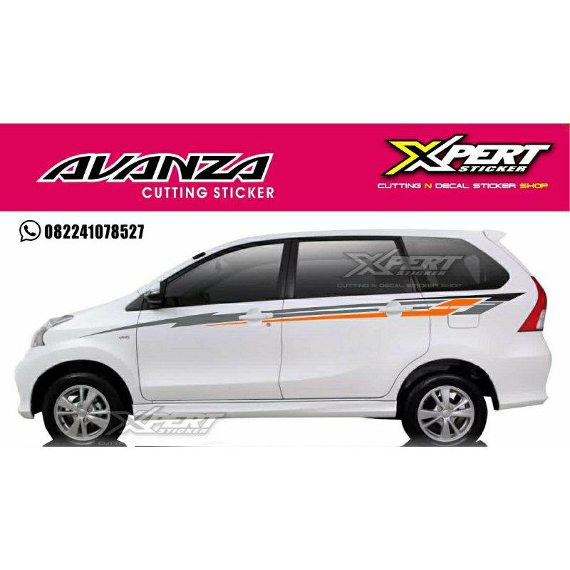 cutting sticker mobil avanza