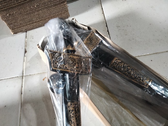 Handel Pintu Rumah Tarikan Pintu Keris Panjang 40 Cm