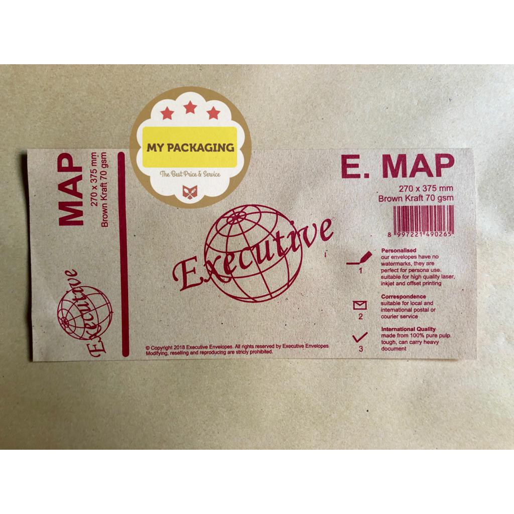 Amplop Coklat Ukura MAP (1Pack Isi 100pcs)