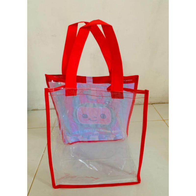 Tas Ulang Tahun goodie bag ultah custom mika transparan-1