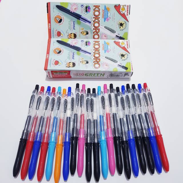 

KOKORO 1SET (12pcs) BEBAS PILIH WARNA