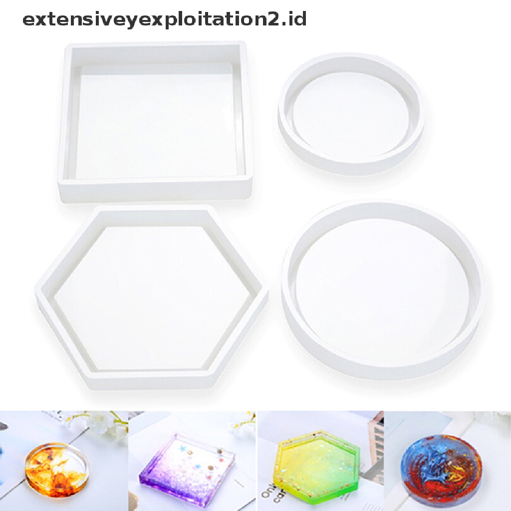 (Hotter) Coaster Pad Tatakan Gelas Resin Silikon Untuk Membuat Perhiasan Kerajinan Tangan