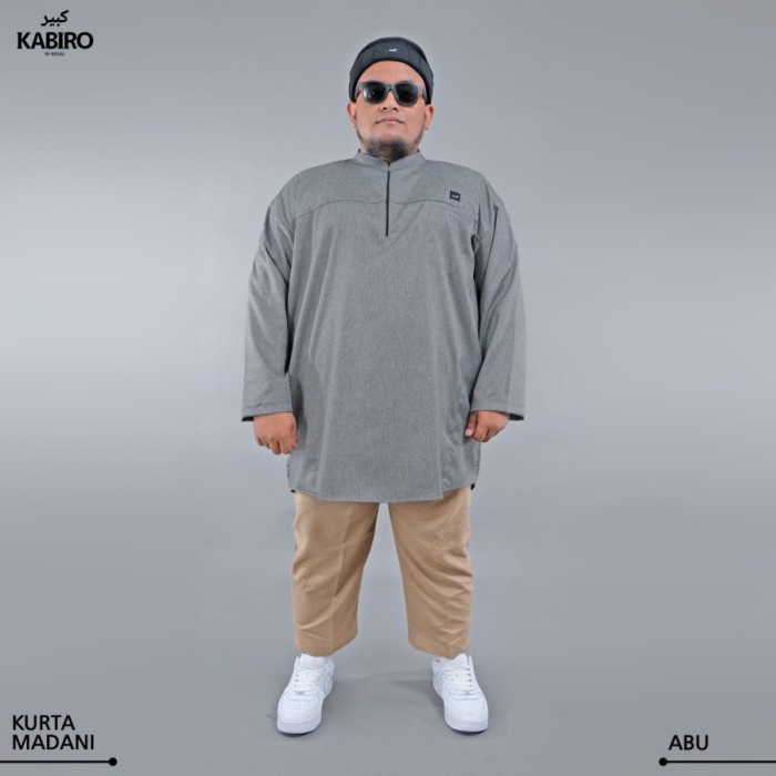 Kurta Madani KABIRO Baju Koko Pakistan Pria Dewasa Big Size Jumbo