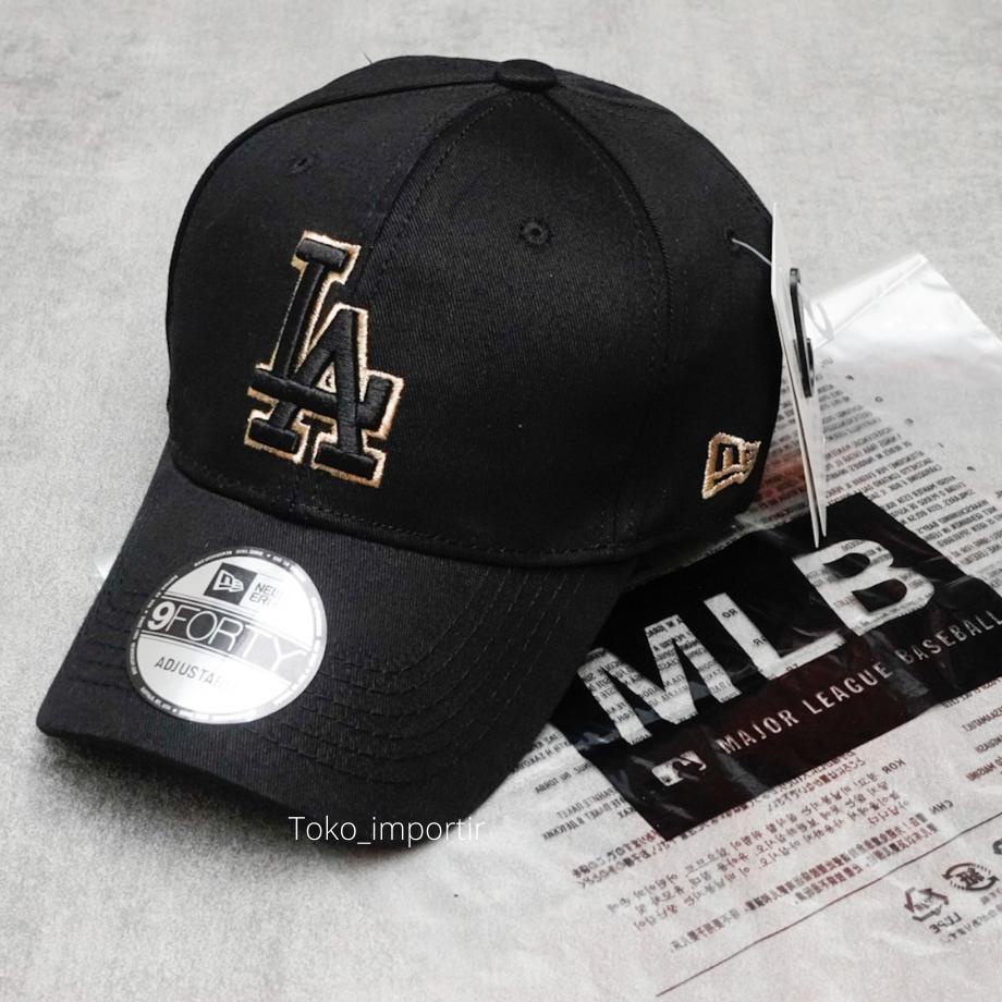 Obral Irit topi baseball LA MLB topi import pria wanita Full Tag Mirror ORI