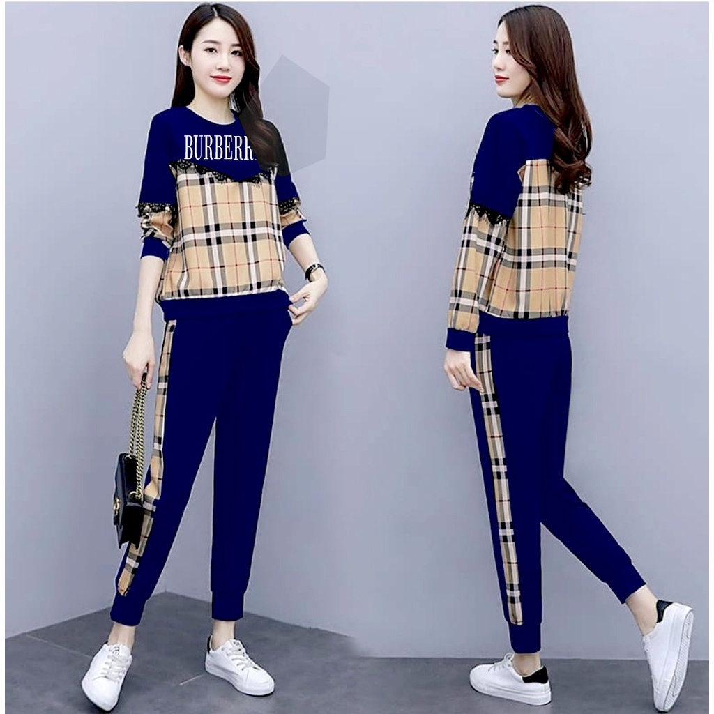 [HNFK] Stelan Bioleli / Setelan / Baju Stelan / Setelan Wanita / Set Korea / Pakaian Wanita Baru