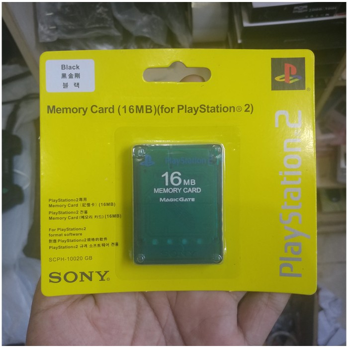 MC MMC memory memori card playstation PS 2 PS2 16MB transparan lampu