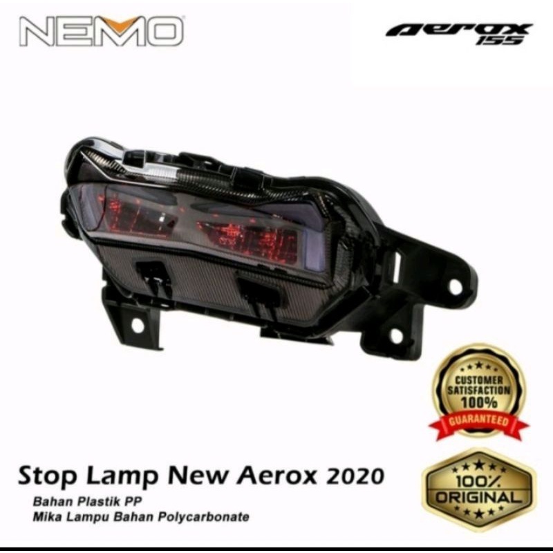 Lampu stop lamp Yamaha new aerox 2020 JPA ORI - stoplamp jpa aerox new - Charmoto