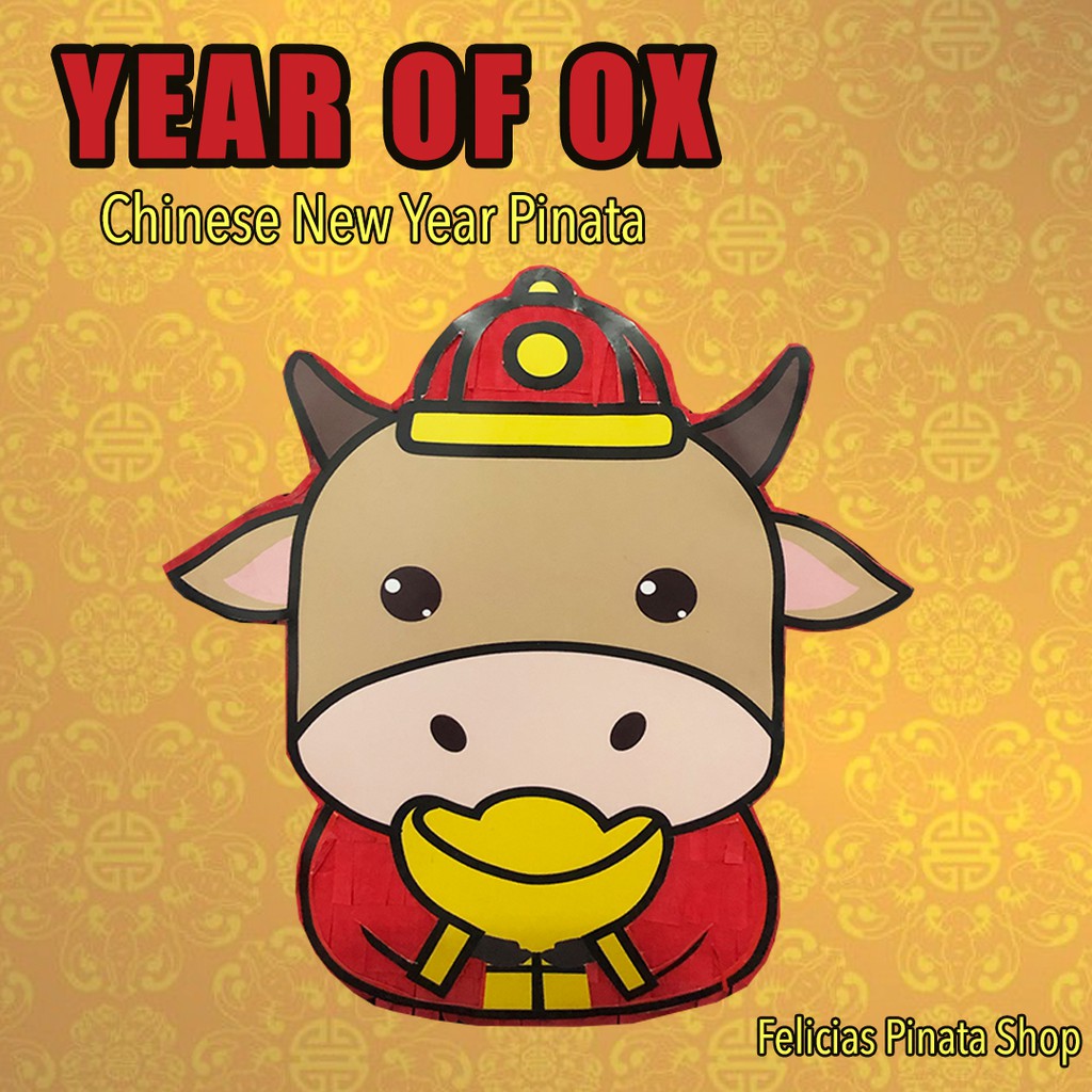 

Ox Pinata (Kerbau) edisi Chinese New Year Imlek