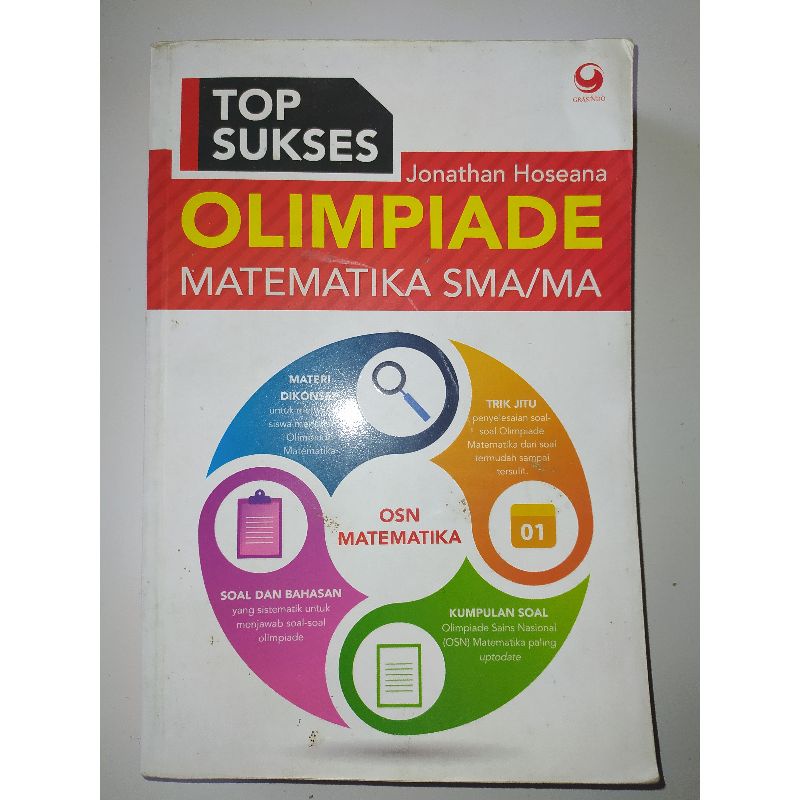 TOP SUKSES OLIMPIADE OSN MATEMATIKA SMA/MA JONATHAN HOSEANA