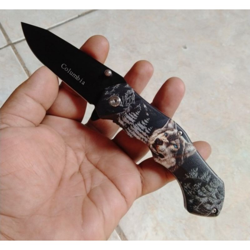 PISAU LIPAT BUSHCRHFT COLUMBIA P1224 SURVIVAL KIT