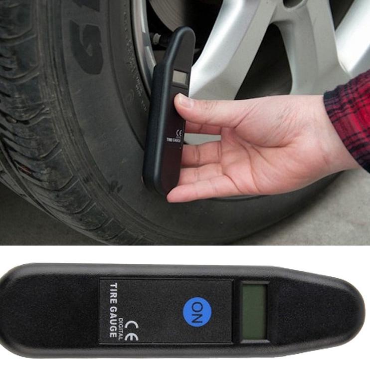 Harga Diskon Pengukur Tekanan Ban Roda Mobil Motor Digital LCD Tire Pressure Gauge Presisi Tinggi