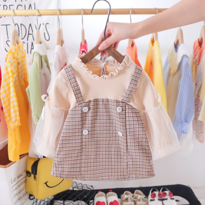 Juragan Junior [COD] Dress BELIN Anak Perempuan Import Size M-XXL