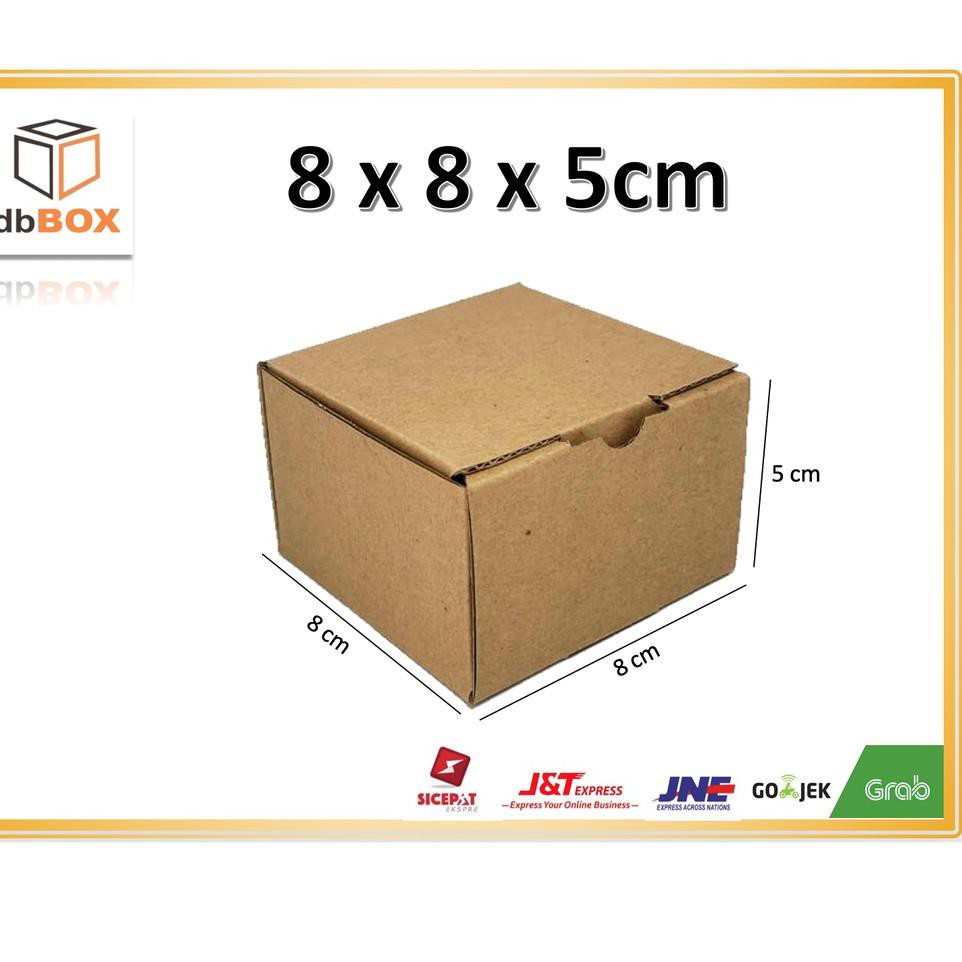 

FLASH SALE COD (10pcs) Kardus 8x8x5 cm....Die Cut kotak Kue, snack -aksesoris-dll model box pizza