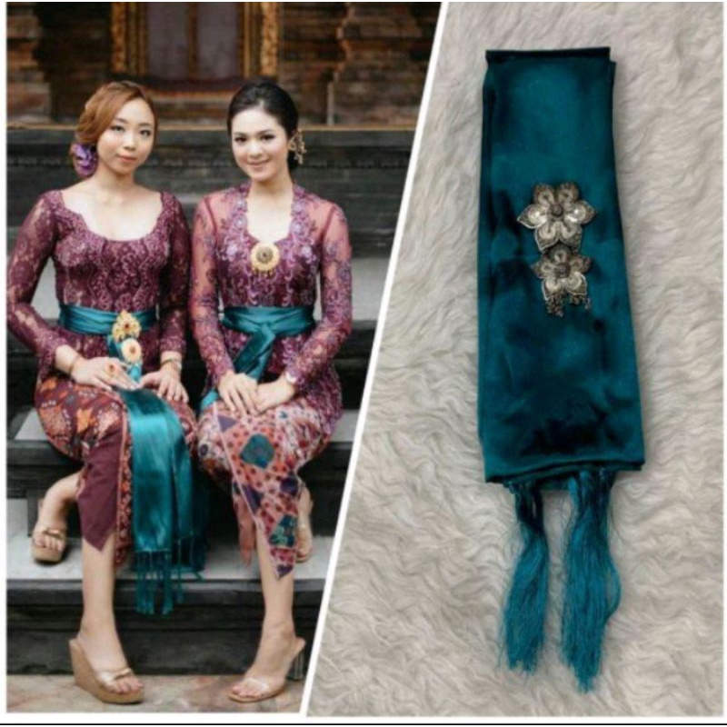 Selendang Bali satin sutra nossel-1
