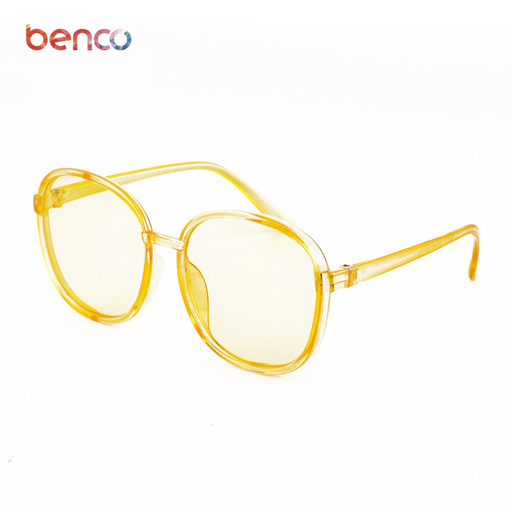 BENCO Round Sunglasses Kacamata Hitam Fashion Pria Wanita Frame Model Tren Simple