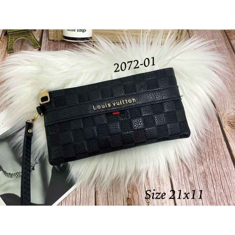 Dompet 2072 Phone Brand Bahan Embos Black Series Importt Semprem