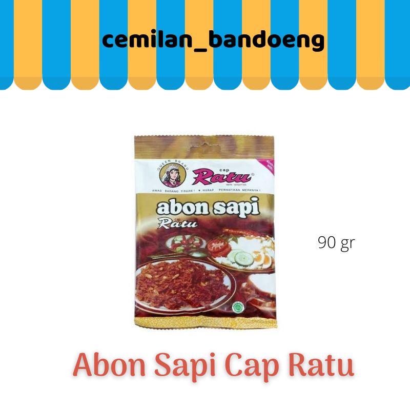 ABON SAPI ASLI CAP RATU 90 GR