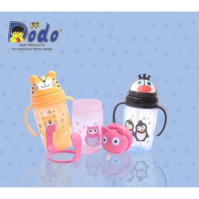 Animal Character Cup / Botol Minum Anak Botol Bayi Karakter Botol Serbaguna + Sedotan Baby BPA FREE 360ml