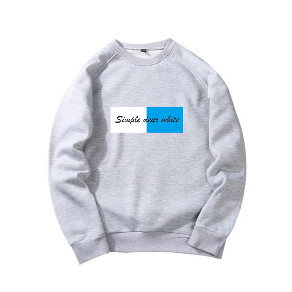 SWEATER UNISEX SIMPLE DEAR - CREWNECK TEBAL KEKINIAN PREMIUM