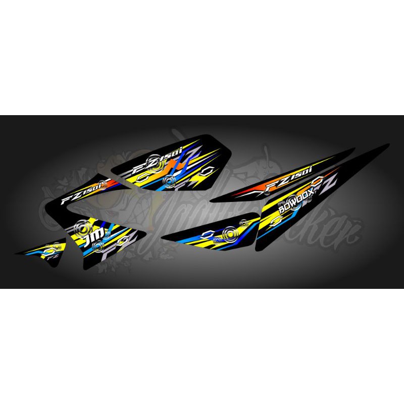 Striping Vixion Old Fz 150i Bahan transparant UV