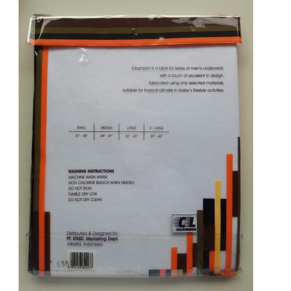 LANGSUNG ATC.. Kaosdalam pria Champiro / Oblong Pria Champiro V neck / Kaos dalam / Oblong Warna
