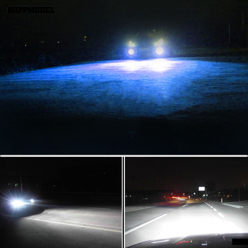 2Pcs Lampu LED 3030 SMD T10 W5W untuk Dome / Plafon Mobil