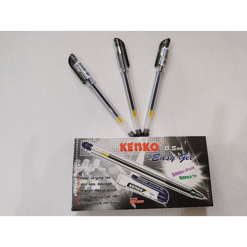 

Pena KENKO Easy Gel Pulpen Kenko Easy Gel Pulpen Gel Kenko Pena Tinta Cair Pulpen Cair Alat Tulis