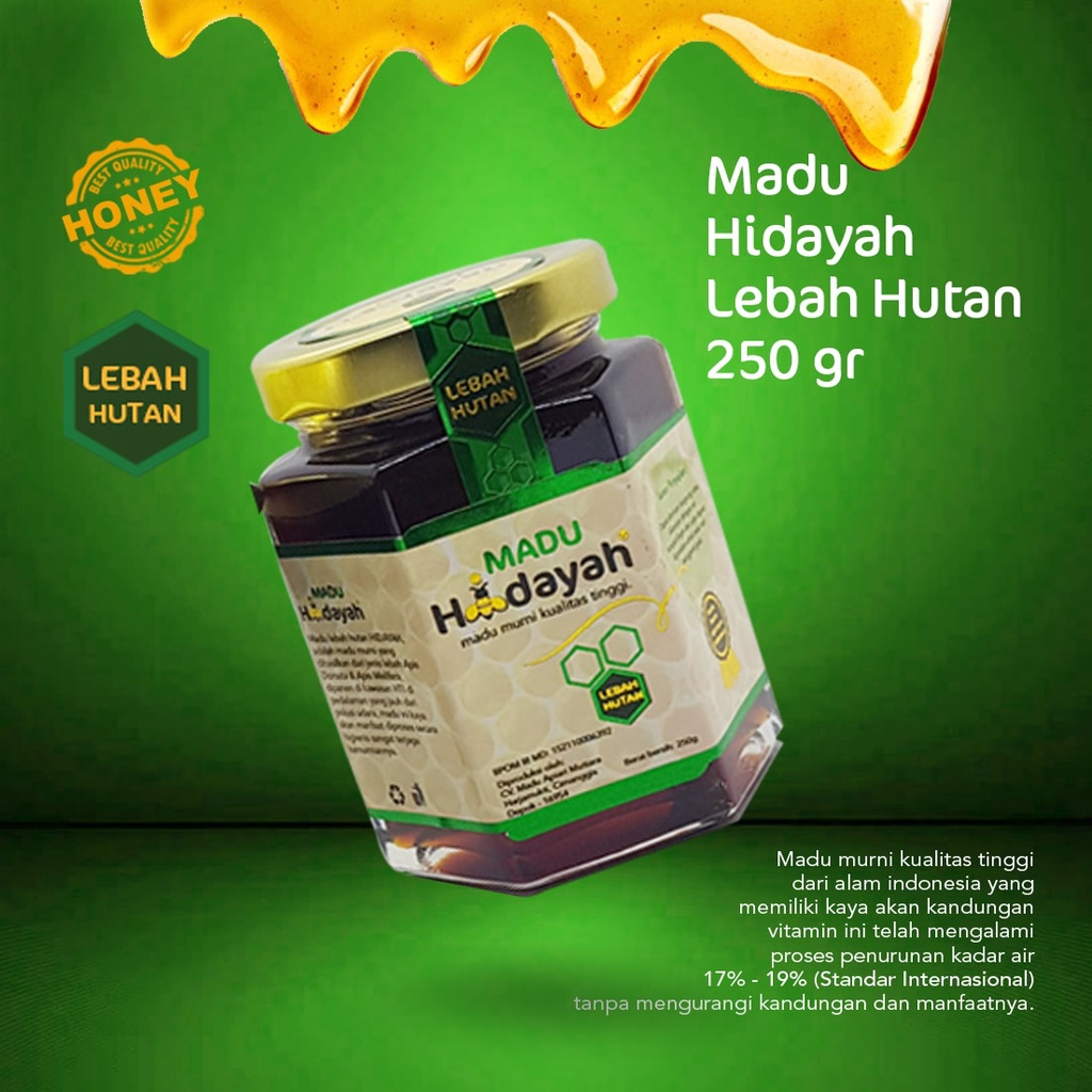 

Madu Hidayah Lebah Hutan 250gr
