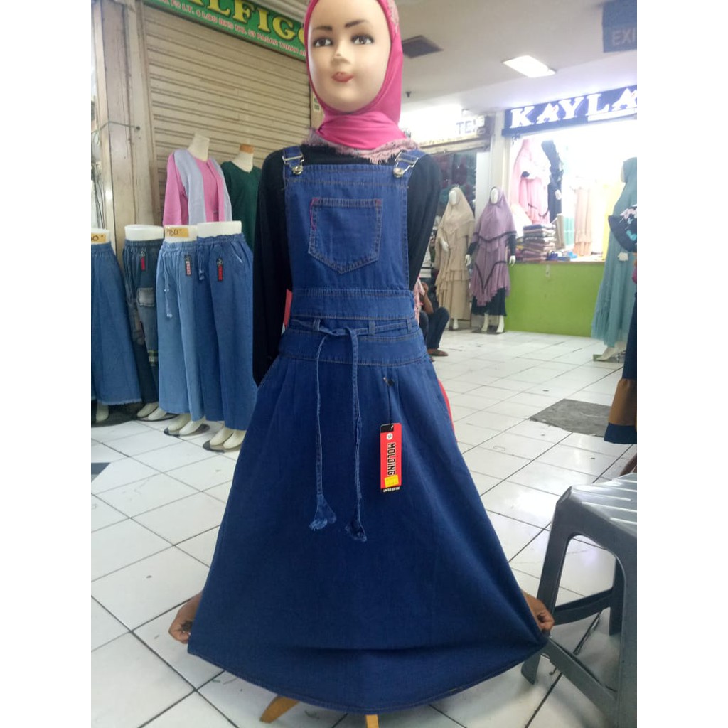 Overall Jeans Baju  Kodok  Anak  Jumpsuit Overall Rok  