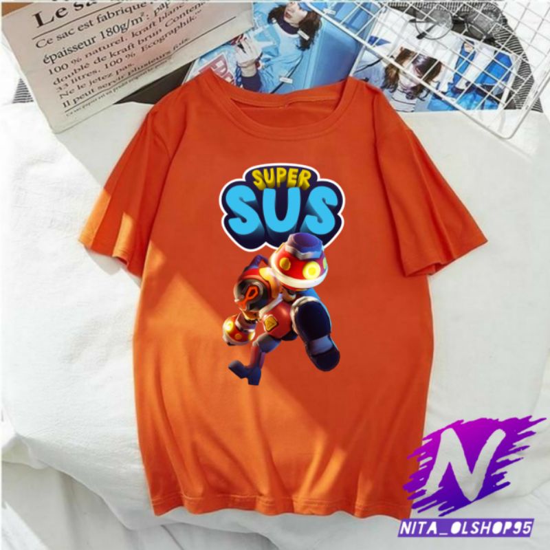 baju anak super sus flashbang kaos supersus