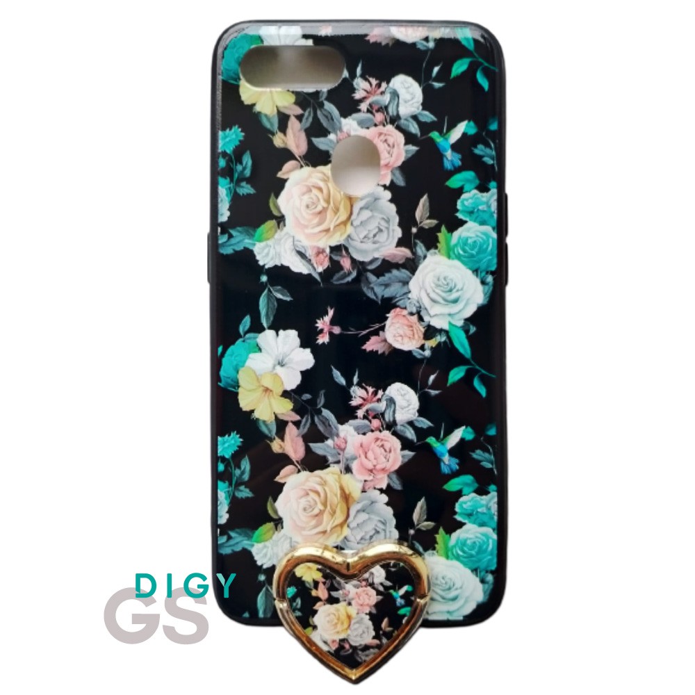 casing hp import OPPO F9  model korea Case Fuze free Ring Love