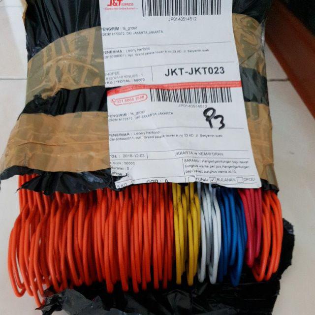 Gantungan Baju / Hanger Baju Besi Warna Isi 10