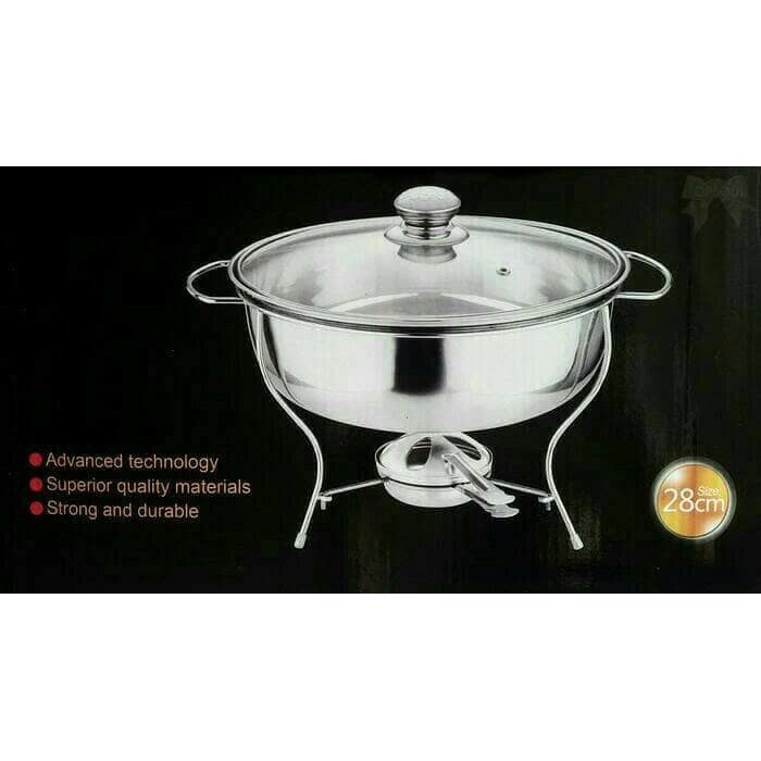 Panci Prasmanan Sup Soup Tutup Kaca Pemanas Warmer Panci Prasmanan Sup Soup Tutup Kaca Pemanas Warmer
