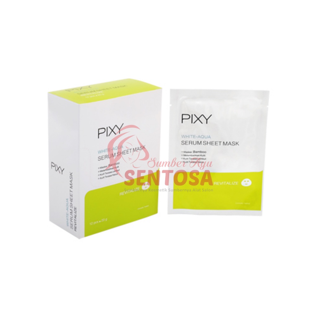 PIXY WHITE-AQUA SERUM SHEET MASK REVITALIZE