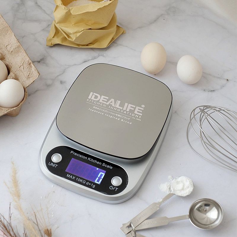 IDEALIFE IL-211 Digital Kitchen Scale 10KG/1GR - Timbangan Kue Digital