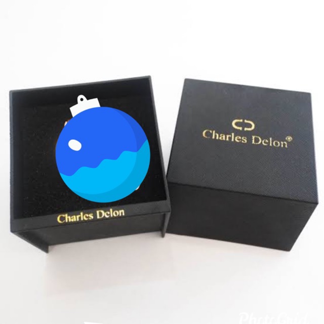 KOTAK BOX JAM CHARLES DELON ORIGINAL