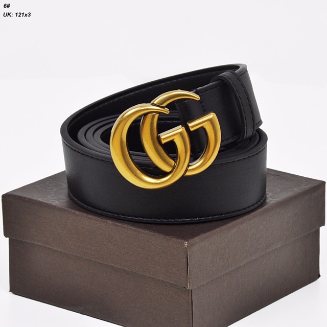 Gucci Belt Gold Tali Pinggang Sabuk 
