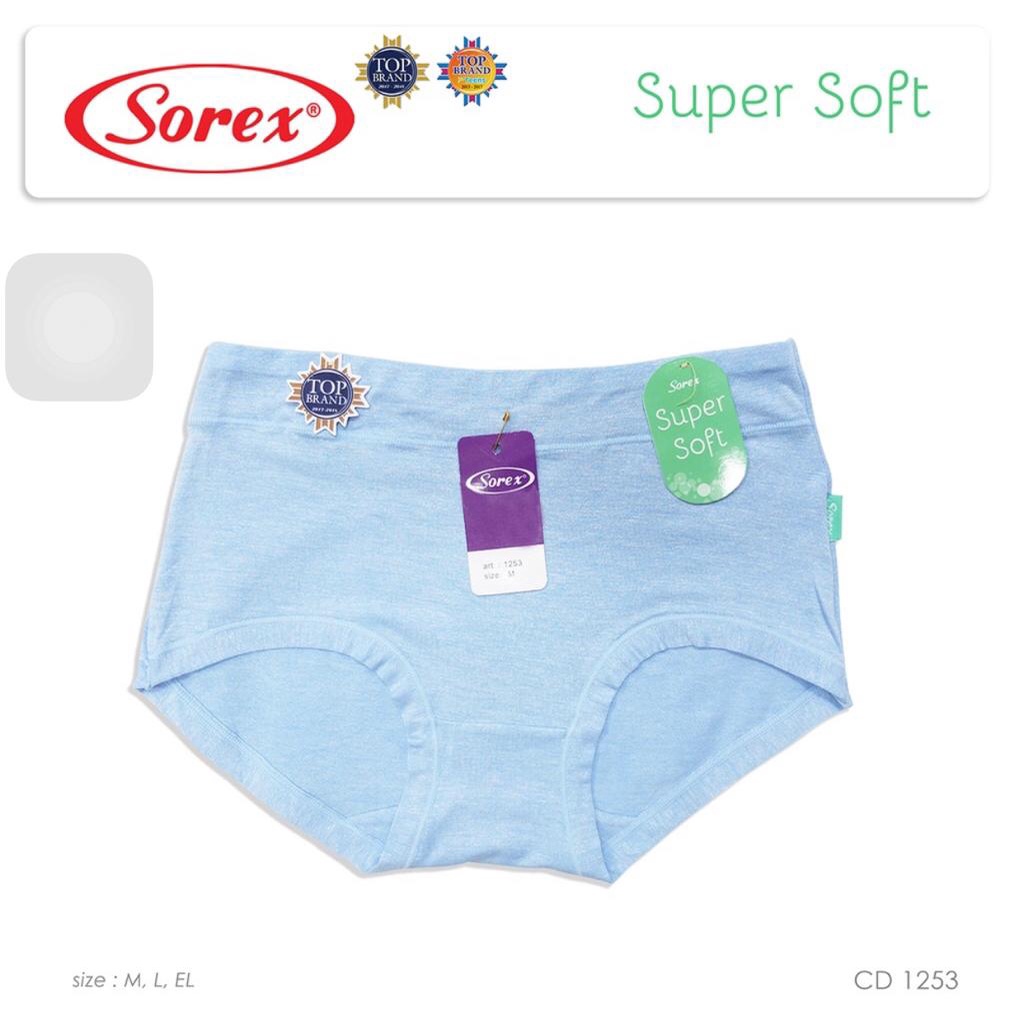 Celana Dalam Sorex 1253 - CD Sorex Super Soft Series - CD SOREX 1253 - BAHAN SUPER LEMBUT - CD SOREX BASIC MIDI HALUS LEMBUT SUPER SOFT - CELANA DALAM WANITA SOREX -  SOFT SERIES - CD SUPER NYAMAN - SIZE M L EL/XL - ARA98STORE