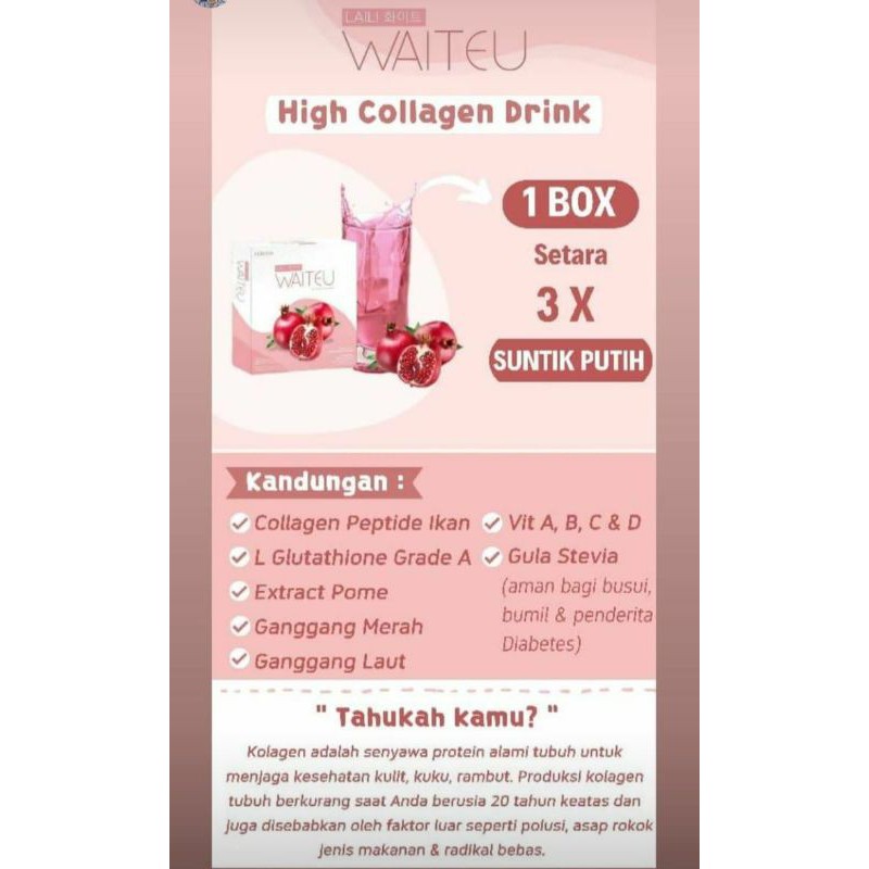 Laili waiteu high collagen drink