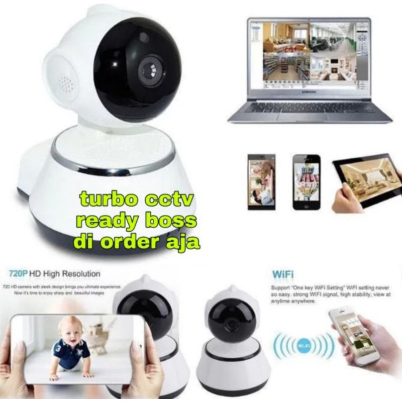 CCTV CANGGIH IP Camera Mini Wifi V380Webcam ROTASI 360