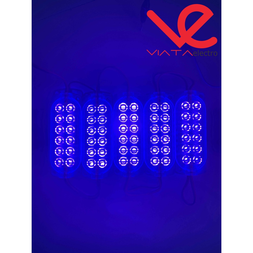 LED TRUK 12 MATA ULTRASONIC 12V &amp; 24V VARIASI LED BAK SAMPING TRUK LED MODUL 12 MATA