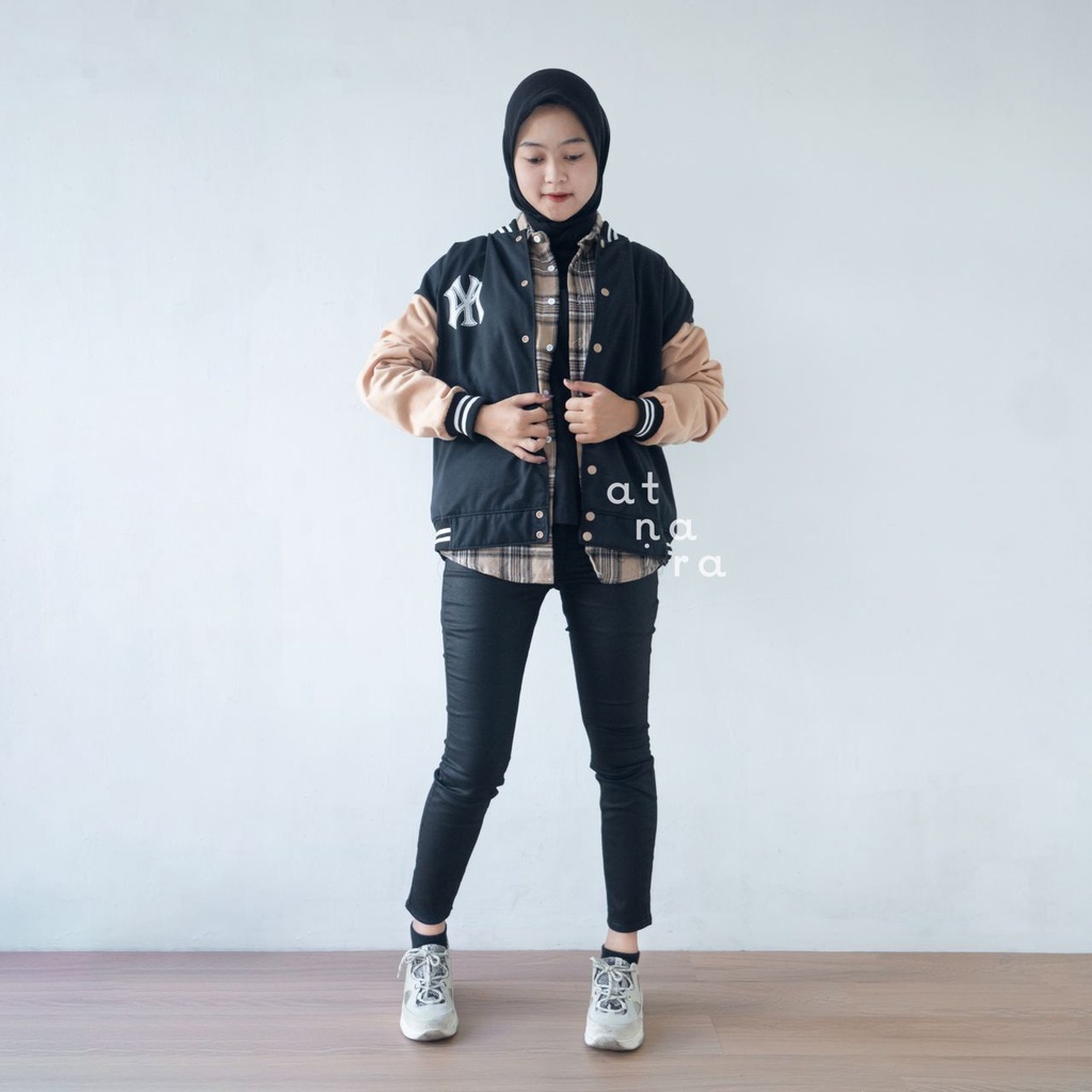 Nara Grosir - NY XXL Baseball Jaket l Varsity Jaket Terbaru