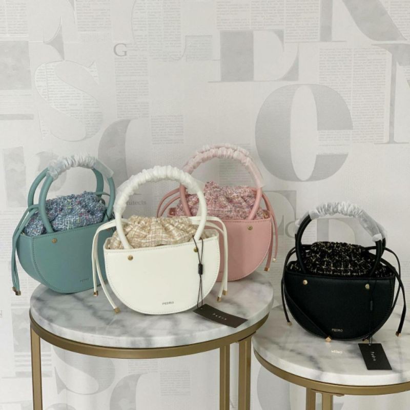 Tas Tweed | Tas Rajut | Tas Lucu Import | Tas Pedro P184