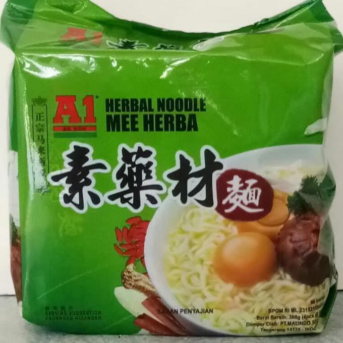 

Terlaris# Mie Instant Vegetarian A1 Brand Rasa Mee Herbal