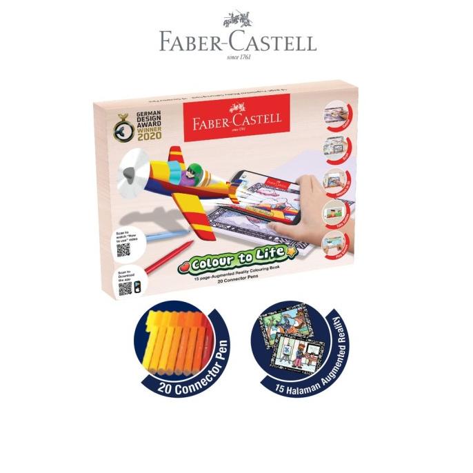 

Colour To Life + Connector Pen 20 Warna Faber Castell